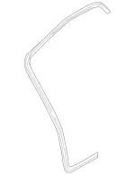 2137402900 - : Seal, Rear-End Door for Mercedes-Benz Image