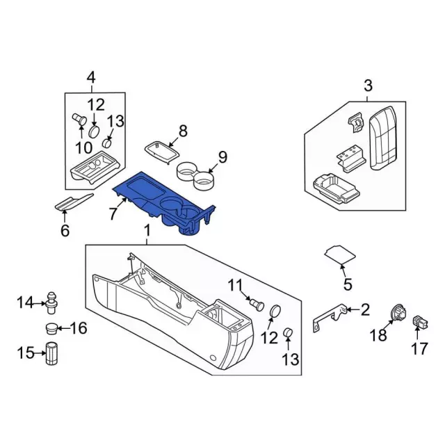 7E5Z54045A76AC - Body: Finish Panel for Ford: Fusion | Mercury: Milan Image