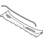 EJ7Z78018A16B - Body: Cowl Grille for Lincoln: MKC Image