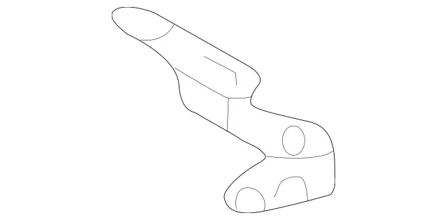 2034922341 - Exhaust System: Holder for Mercedes-Benz: C280, C32 AMG, C320, C350, CLK350 Image image