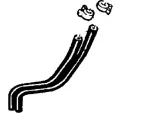 XF2Z18472EB - HVAC: HVAC Heater Hose for Ford: Windstar Image