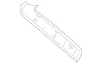 20374719717E94 - Body: Lift-gate Trim Cover for Mercedes-Benz Image
