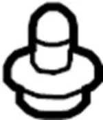 769881BA1A - Body: Headliner Clip for INFINITI: EX35, EX37, QX50 Image