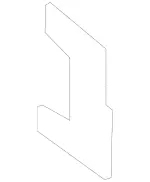 1676826900 - Side Panels: Dampening, Long. Member for Mercedes-Benz Image