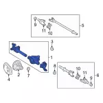 DC3Z3010C - Driveline &amp; Axles: Differential Housing for Ford: F-250 Super Duty, F-350 Super Duty Image