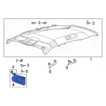 M1PZ7804105AA - Body: Sun-visor for Ford: Bronco Sport Image