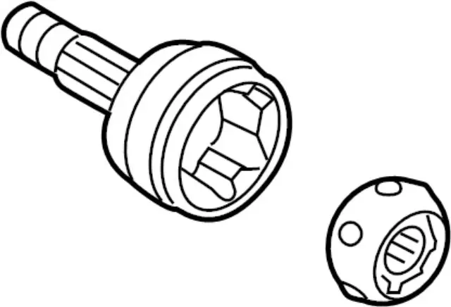 39211CA000 - Universals &amp; Rear Axle: Outer Cv Joint for INFINITI: QX50, QX55 Image