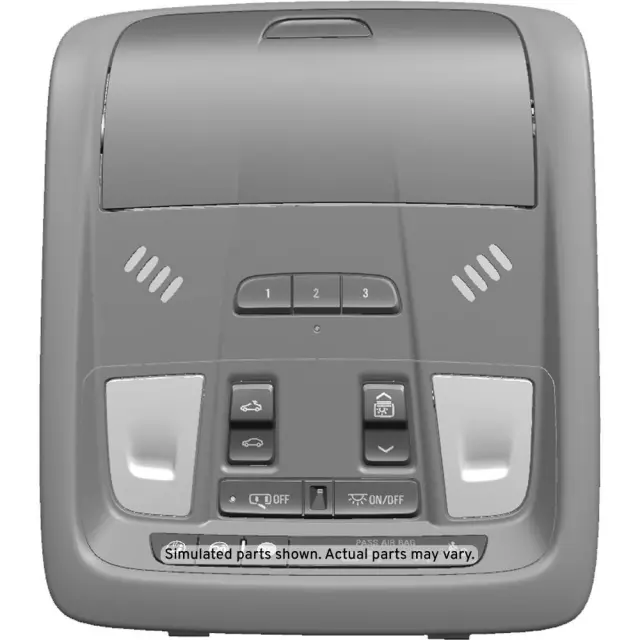 85550973 - Body: Overhead Console for Chevrolet: Blazer, Equinox Image