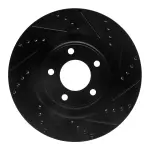 63354089R - : DFC Brake Rotor - Drilled and Slotted - Black for DYNAMIC FRICTION Image