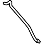 9S4Z5427726A - Body: Rear Floor Pan Brace for Ford Image