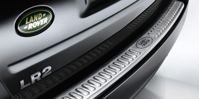 VPLFB0040 - Exterior: 2008-2015 Land Rover LR2 - Stainless Steel Rear Bumper Tread Plate for Land Rover: LR2 Image