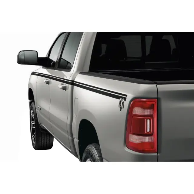 Black Bodyside Graphic - Crew Cab with 6' 4" Bed - Mopar (82215816AB)