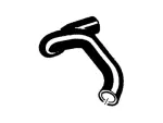 XC2Z8260EA - Cooling System: Radiator Coolant Hose for Ford: E-350 Econoline, E-350 Econoline Club Wagon, E-350 Super Duty, E-450 Econoline Super Duty Image