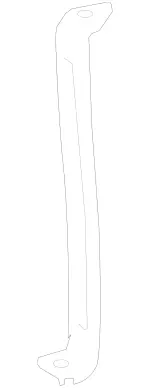 2213201343 - Springs, Suspension and Hydraulics: Holder for Mercedes-Benz Image