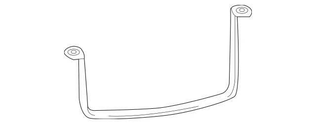 1664700340 - Fuel System: Tensioning Strap for Mercedes-Benz: GL350, GLS350d Image image