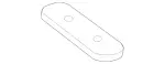 2516120611 - : Plate for Mercedes-Benz: GL320, GL550, ML320, ML350, ML450, ML500, ML550, ML63 AMG, R320, R350, R500 Image