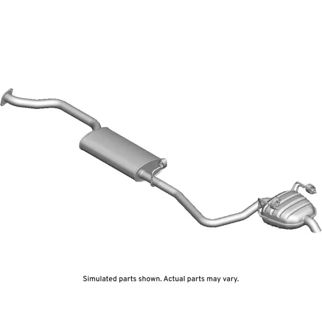 23165043 - : Part# 23165043 Exhaust Muffler for Chevrolet: Traverse | GMC: Acadia, Acadia Limited Image