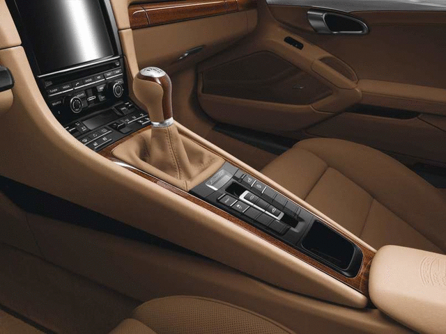 Mahogany Center Console Trim - Porsche (991-553-981-03-S65)