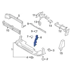 LK4Z8311C - : Radiator Support Air Deflector for Ford: Transit-150, Transit-250, Transit-350, Transit-350 HD Image