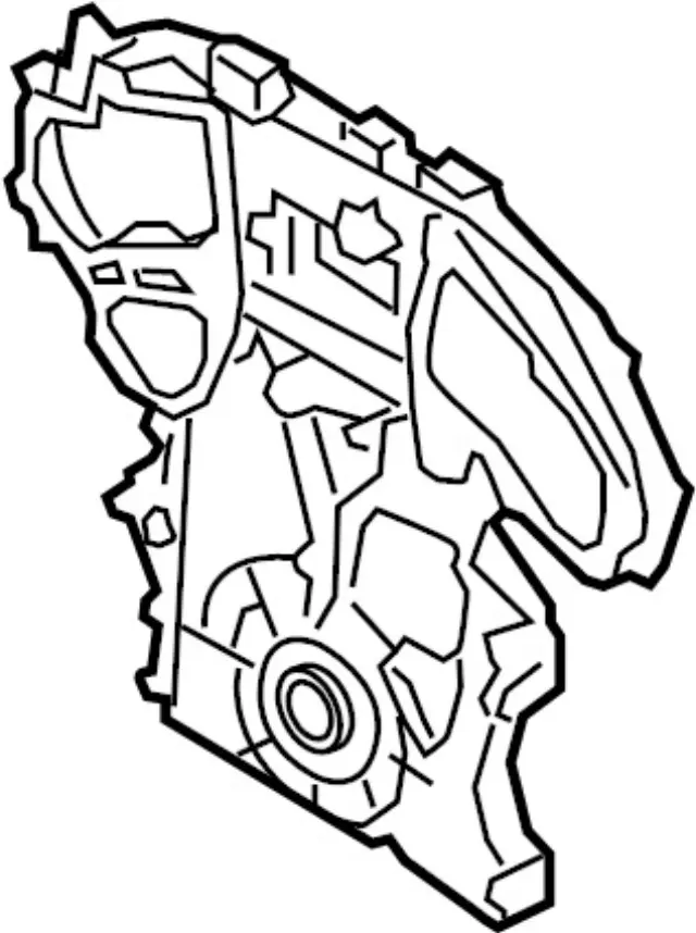 13500EY01A - Engine: Outer Timing Cover for INFINITI: Q40, Q50, Q60, Q70, Q70L, QX50, QX70 Image