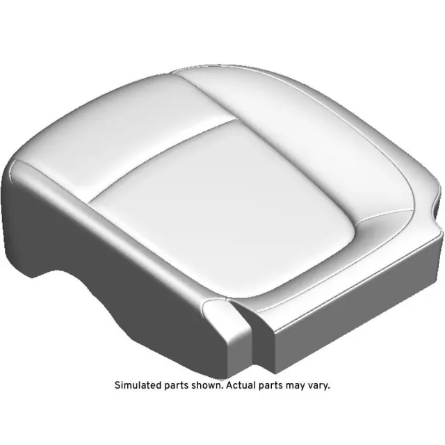 95248103 - : Medium Titanium Rear Seat Cushion Cover for GM Image