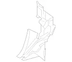 2185051188 - : Cover For Air Inlet for Mercedes-Benz: CLS550 Image