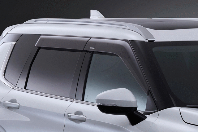 MZ562930EX - Exterior: Side Window Air Deflectors for Mitsubishi: Outlander, Outlander PHEV Image
