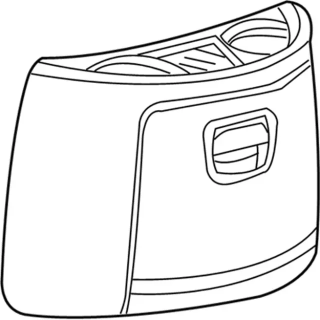 YC2Z16045A36BAB - Body: Console for Ford: E-150 Econoline, E-150 Econoline Club Wagon, E-250 Econoline, E-350 Econoline Club Wagon, E-350 Super Duty, E-450 Econoline Super Duty Image