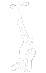 2213324701 - : Steering Knuckle for Mercedes-Benz: 250, CL550, S350, S500, S550 Image