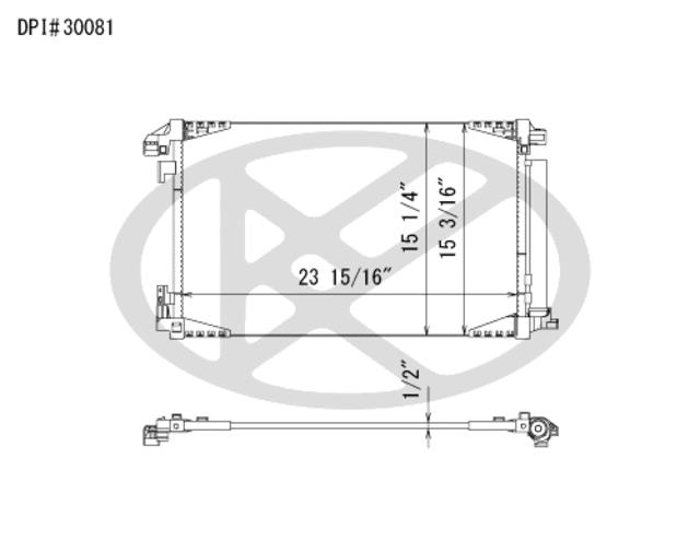 CD011186 - : Koyorad A/C Condenser for Koyo Image