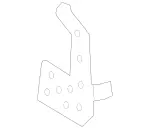 2226900107 - Side Panels: Dampening, Long. Member for Mercedes-Benz Image