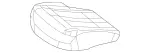 22292028117P93 - Body: Cushion Cover for Mercedes-Benz Image