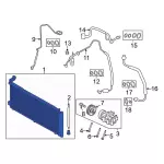H6BZ19712D - : Condenser for Ford Image
