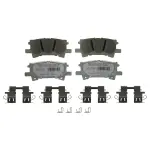 OEX996 - : OEX Rear Disc Brake Pad Set Premium Ceramic for WAGNER BRAKE Image