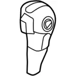 9E5Z7213AA - Body: Automatic Transmission Shift Lever Knob for FORD Image
