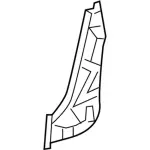 5R3Z7624383A - Body: Lock Pillar for Ford: Mustang Image