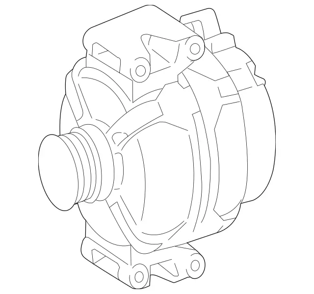 906830164 - : Exchange Alternator for Mercedes-Benz Image