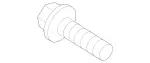 199908001 - Brakes: Hex. Head Screw W Flange for Mercedes-Benz Image