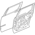7A2Z7824630A - Body: Door Shell for Ford: Explorer Sport Trac Image