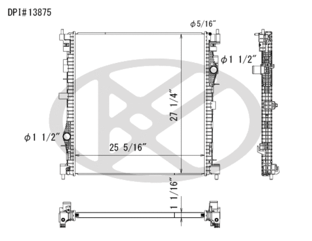 A13875 - Cooling Systems: Koyorad Radiator for Koyo Image
