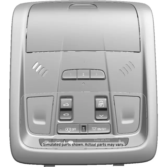 84446614 - Body: Overhead Console for Cadillac: XT5 | Chevrolet: Equinox Image