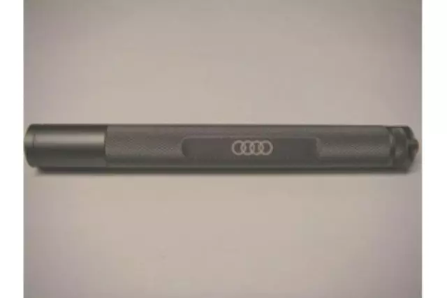 8R0052001E - Miscellaneous: 2010-2024 Audi - Pocket Penlight - Gray for Audi: A3, A3 Quattro, A3 Sportback e-tron, A4 allroad, A4 Quattro, A5 Quattro, A5 Sportback, A6 allroad, A6 Quattro, A7 Quattro, A7 Sportback, A8 Quattro, allroad, e-tron GT, e-tron Sportback, Q3, Q4 e-tron, Q5, Q5 Sportback, Q7, Q8, R8, RS e-tron GT, RS3, RS5, RS5 Sportback, RS7, S3, S4, S5, S5 Sportback, S6, S7, S8, SQ5, SQ5 Sportback, SQ7, SQ8, TT Quattro, TT RS Quattro, TTS Quattro Image