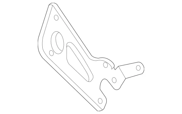 2083200243 - Rear Axle: Holder for Mercedes-Benz: C220, C230, C280, C43 AMG, CLK430 Image image