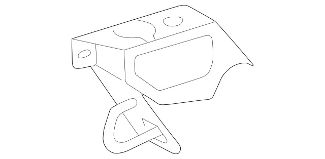 4633101263 - Body: Cab Mount Bracket for Mercedes-Benz Image