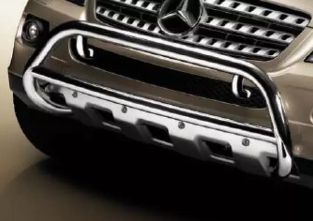 66880160 - : Chrome Tubular Steel Grille Guard Ml for Mercedes-Benz Image
