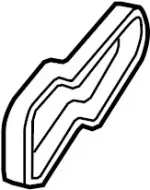 165281LA0B - : Air Cleaner Assembly Seal for INFINITI: QX56, QX80 Image