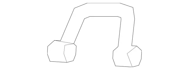 9930414 - Detachable Parts: Fastening Spring for Mercedes-Benz: GL320, GL350, GL450, GL550, GL63 AMG, GLS350d, GLS450, GLS550, GLS63 AMG Image image