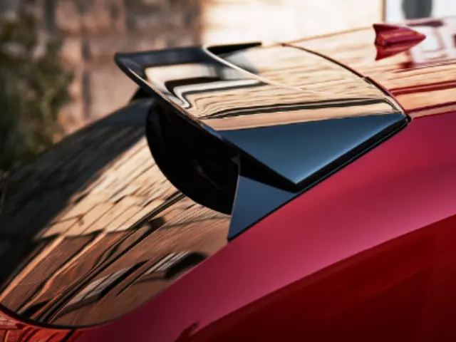 BEMDV4920PR - : Rear Hatch Spoiler - Soul Red Crystal for Mazda: 3 Image