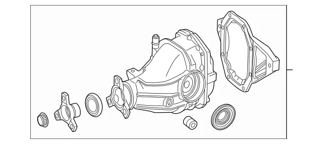 2133507801 - : Rear Axle Differential for Mercedes-Benz Image