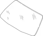 72700AL52A - : Windshield for INFINITI: G35 Image